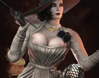 Alcina Dimitrescu 3D Model STL File – Resident Evil Village Figure