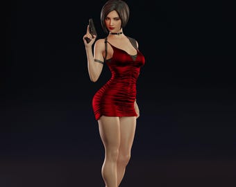 Ada Wong STL 3D Model | High-Detail Digital File for 3D Printing
