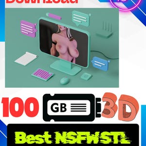 Best NSFW STL Bundle 100 GB Files Easy To Download And Print