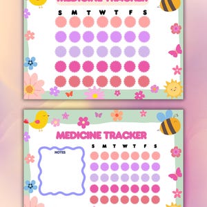 Medication Tracker Printable | Weekly Medicine Schedule | Medication ...
