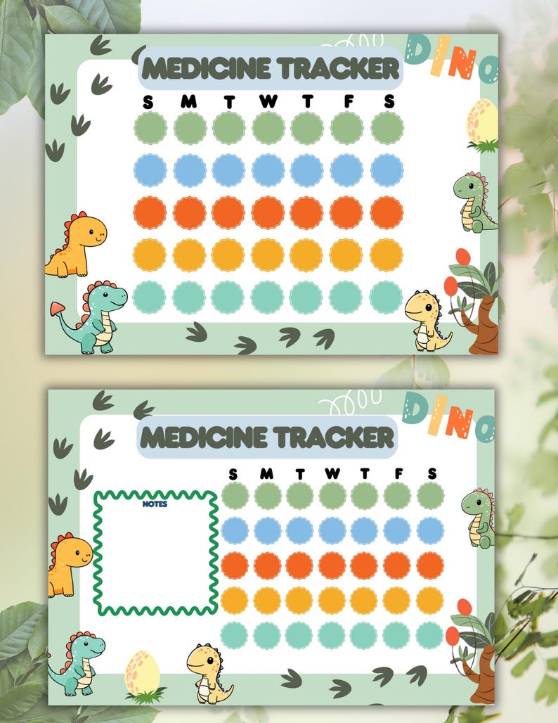 Medication Tracker Printable | Weekly Medicine Schedule | Medication ...
