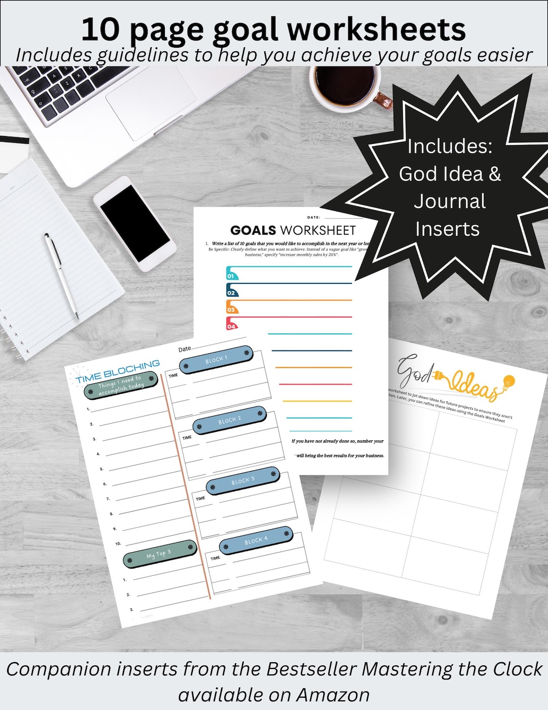 Goals Worksheet Printable | Mastering Life Insert - Life Goals