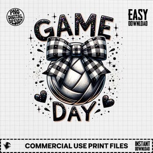 Volleyball Game Day PNG, Coquette Volleyball Glitter Png, Volleyball Mama Png, Volleyball Mom Png, Game Day, Sport Png
