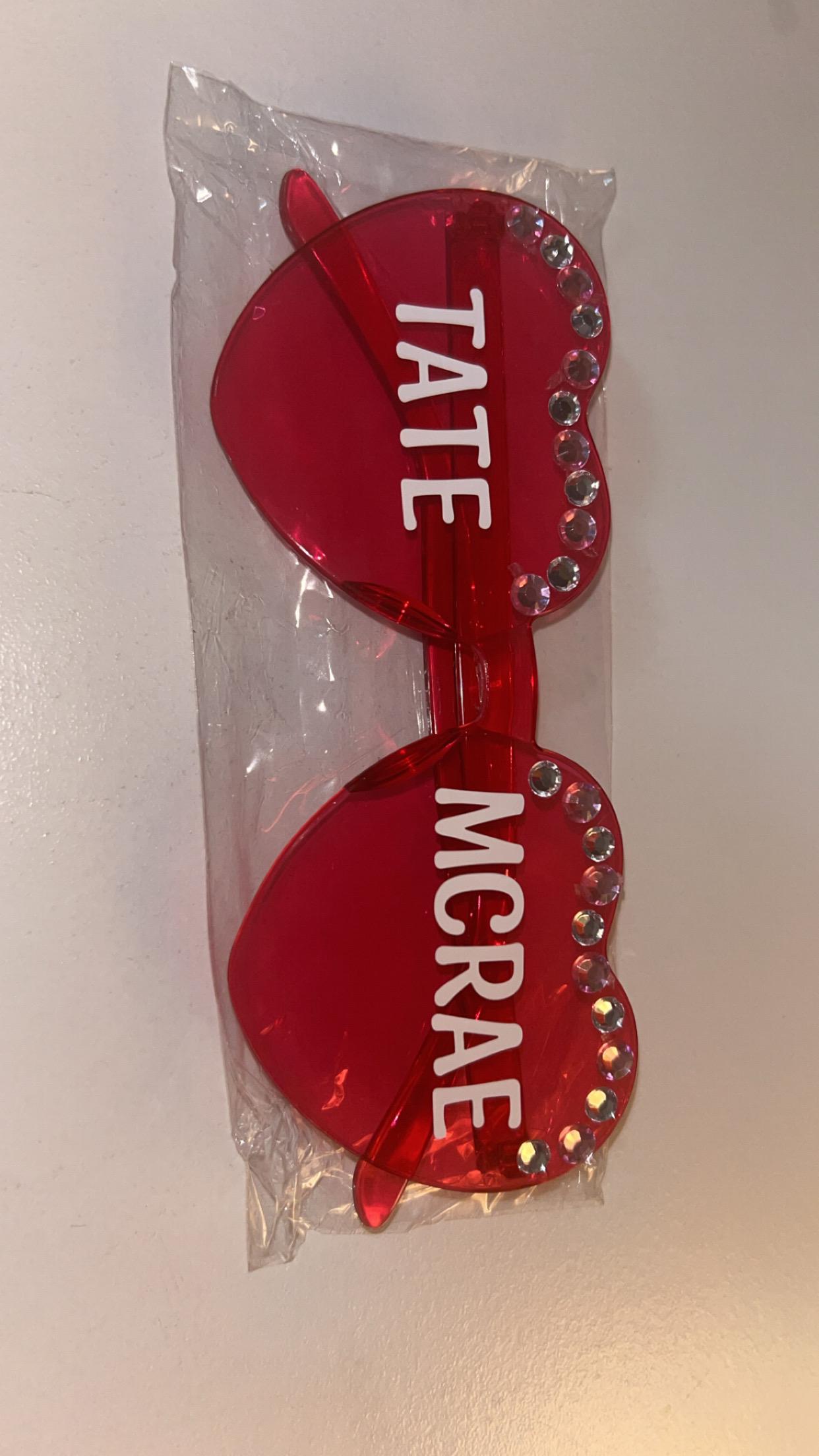 Tate Mcrae Concert Glasses UK