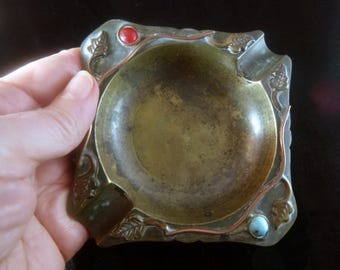 Chinese Brass Ashtray