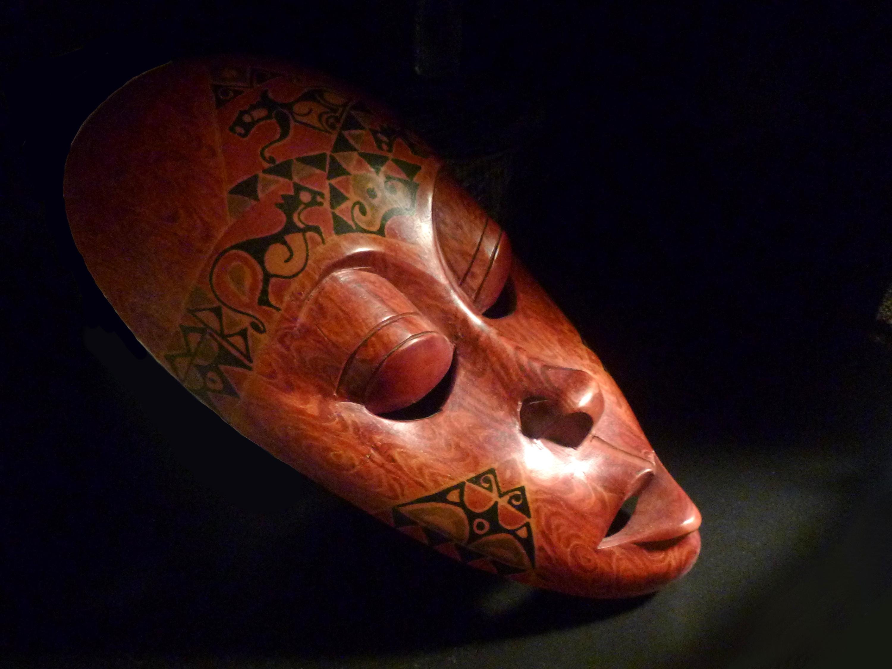 Indonesian Wood Mask - Etsy