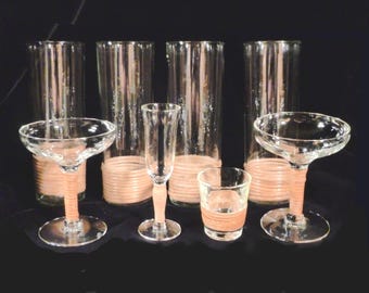 Carl Aubock Mid Century Barware Tropical Luau