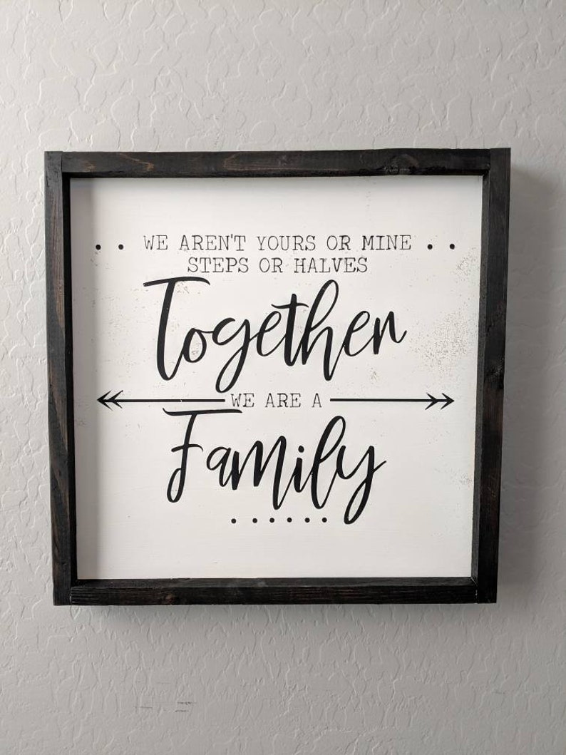 Together We Are Family Sign Wood Sign Home Decor Family - Etsy