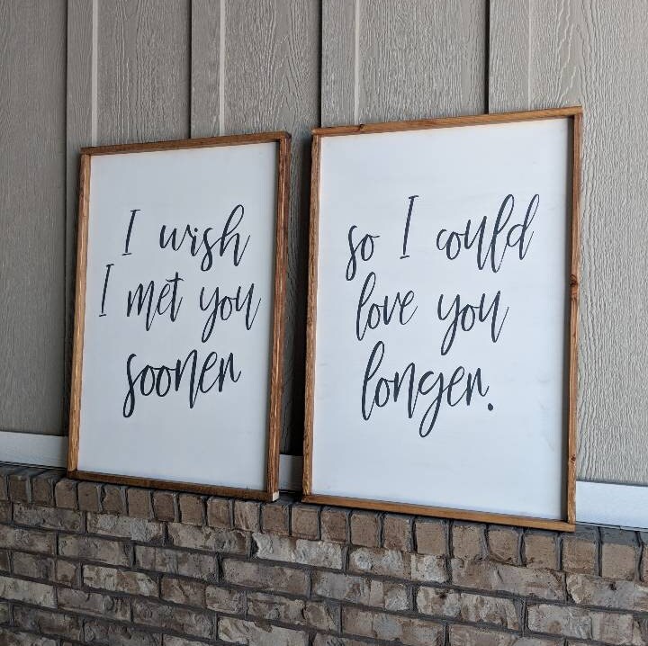 Decoración de la pared del dormitorio me gustaría conocerte | Etsy