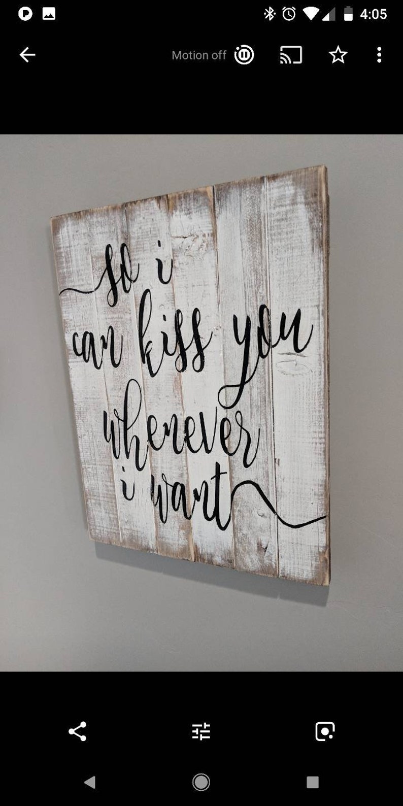 So I Can Kiss Whenever I Want Pallet Sign Wedding Sign Wood Etsy