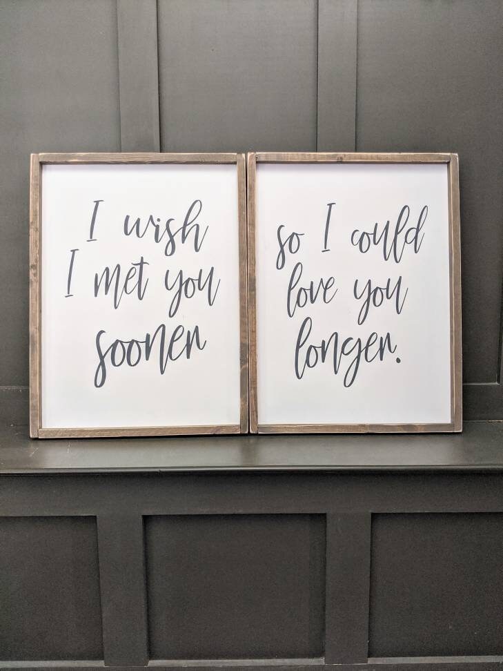 Decoración de la pared del dormitorio me gustaría conocerte | Etsy