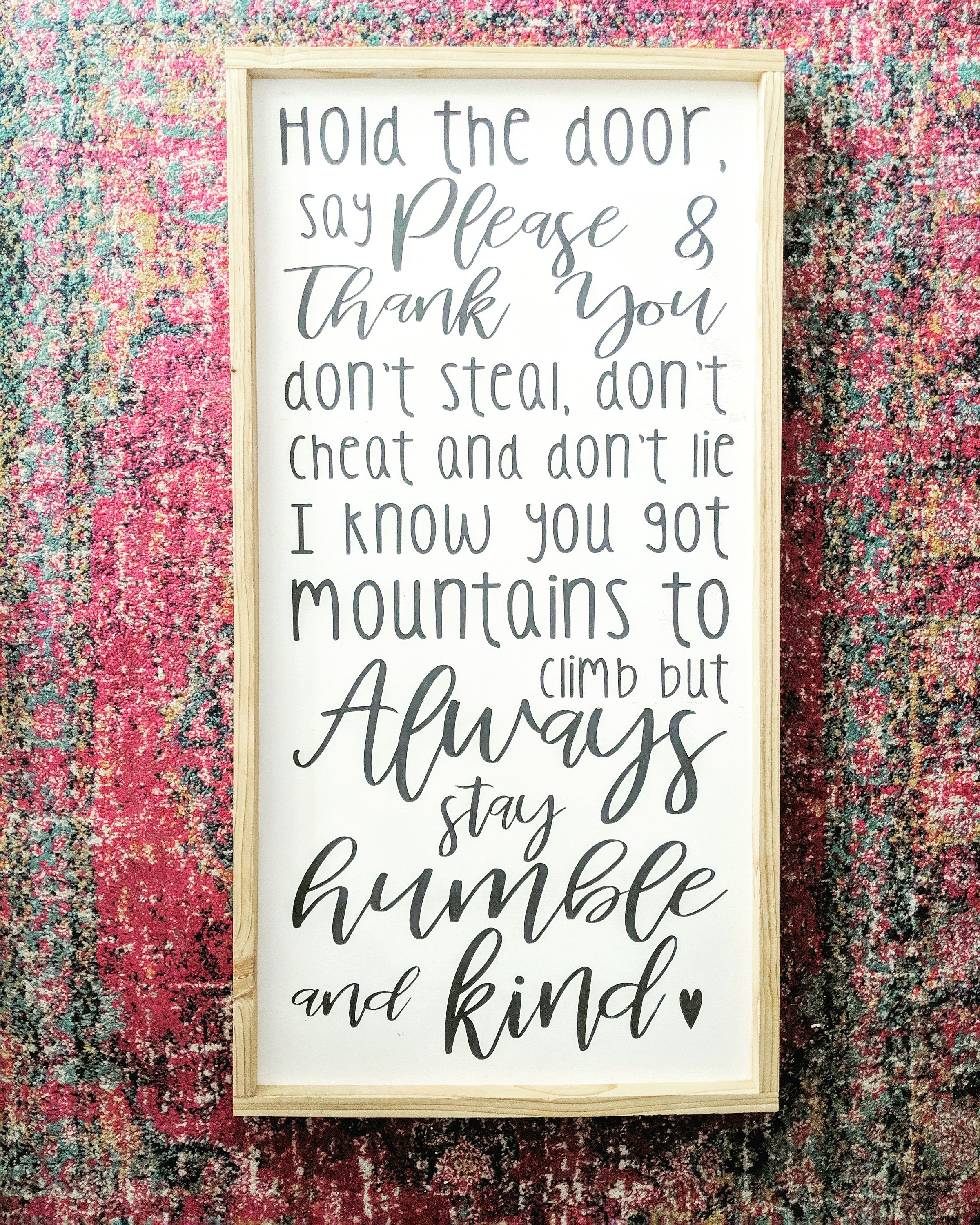 Always Stay Humble And Kind Tim Mcgraw Lyrics Mountains To Etsy