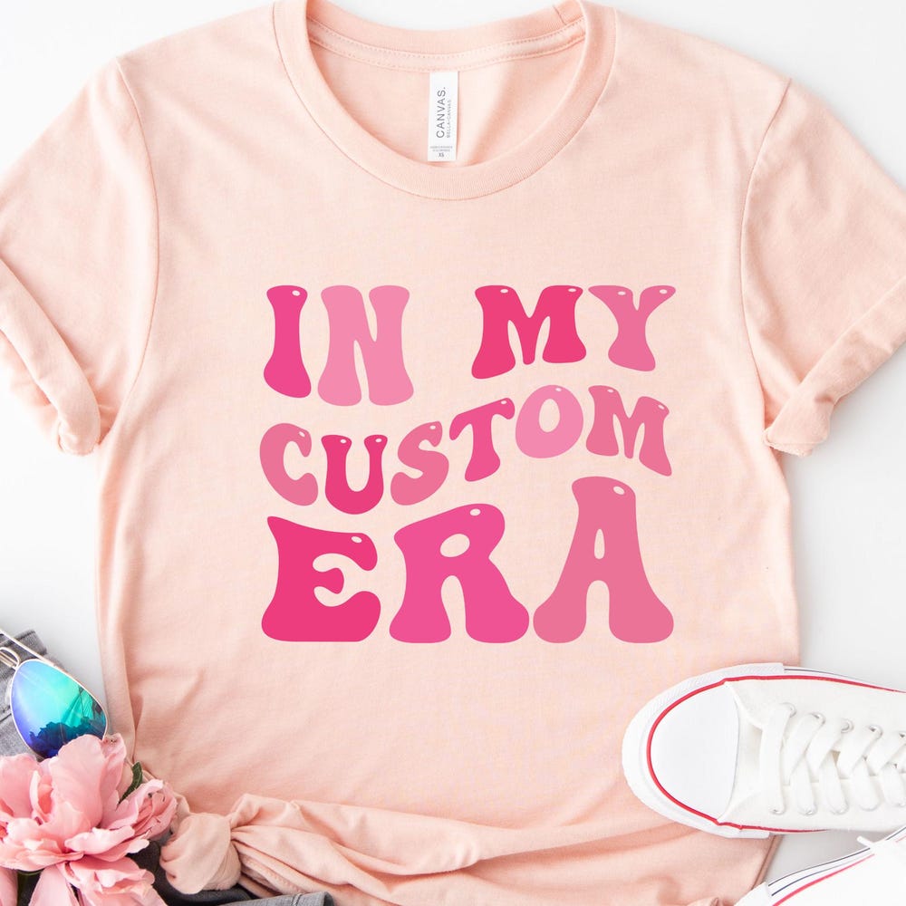 In My Custom Era Shirts, Mama Gift Shirts, Custom Text Era Shirt, Retro Custom Tee, Custom Era, Wavy Custom Era Gift, Gigi Era, Disney Era Teesummer