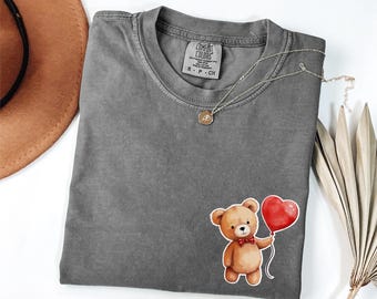 Comfort Colors Teddy Bear Shirt | Vintage Style Oversized Tee
