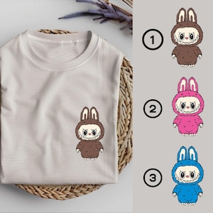Cute Labubu Shirt – Kawaii Character Graphic Tee – Aesthetic Funny T-Shirt – Soft Cotton Gift for Her – Trendy Unisex Tee