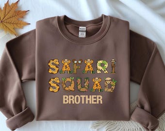 Safari Squad Shirt, Family Trip Tee, African Adventure Outfit, Zoo Vacation Top