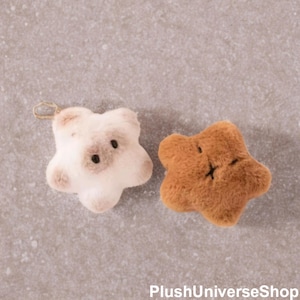 Handmade Cute Plush Keychain Set - Custom Soft Stress Relief Keyring and PlushUniverseShop Collection - Perfect Gift and Bag Charm