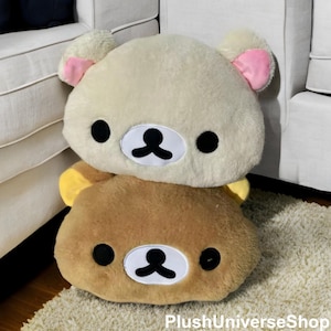 Bear Head Plush Pillow - Bear Plush Toy - Cute and Soft Stuffed Animal - PlushUniverseShop Collection