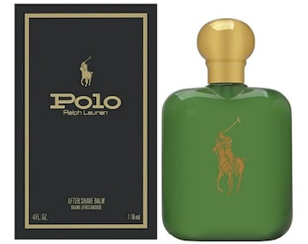 Polo by Ralph Lauren for Men 4.0 oz After Shave Balm Green Box