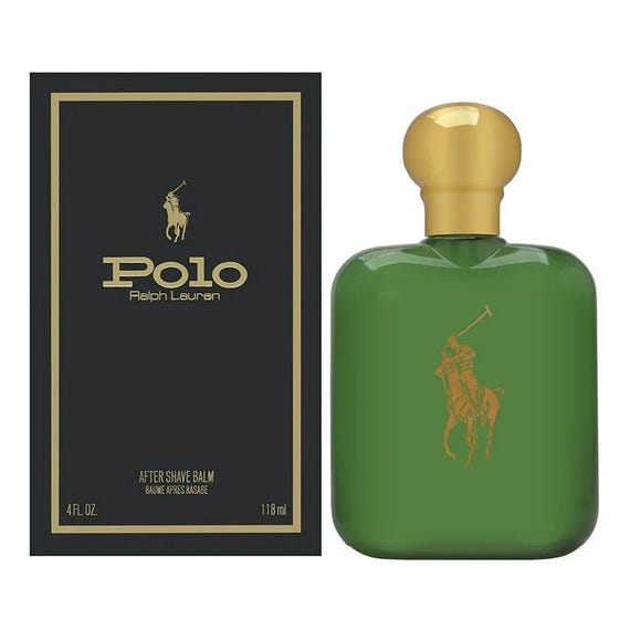 香水(男性用) Polo Ralph Lauren After Shave 118ml Polo by Ralph Lauren for Men 4.0 Oz After Shave Balm Green Box - Etsy