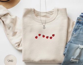 Sudadera de mariquita: amuleto de la suerte / regalo especial para amantes de la naturaleza