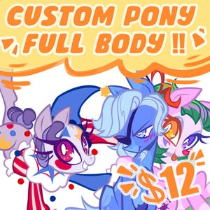 Body complet personnalisé My Little Pony Commission pas cher