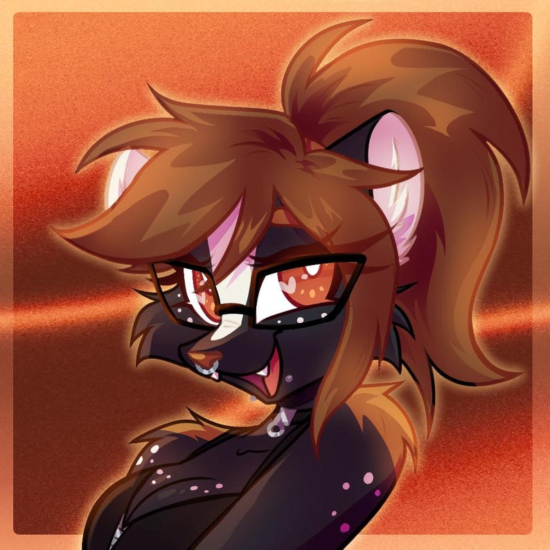 Custom Icon & PFP Fursona Commission – Digital Furry OC Art image 15