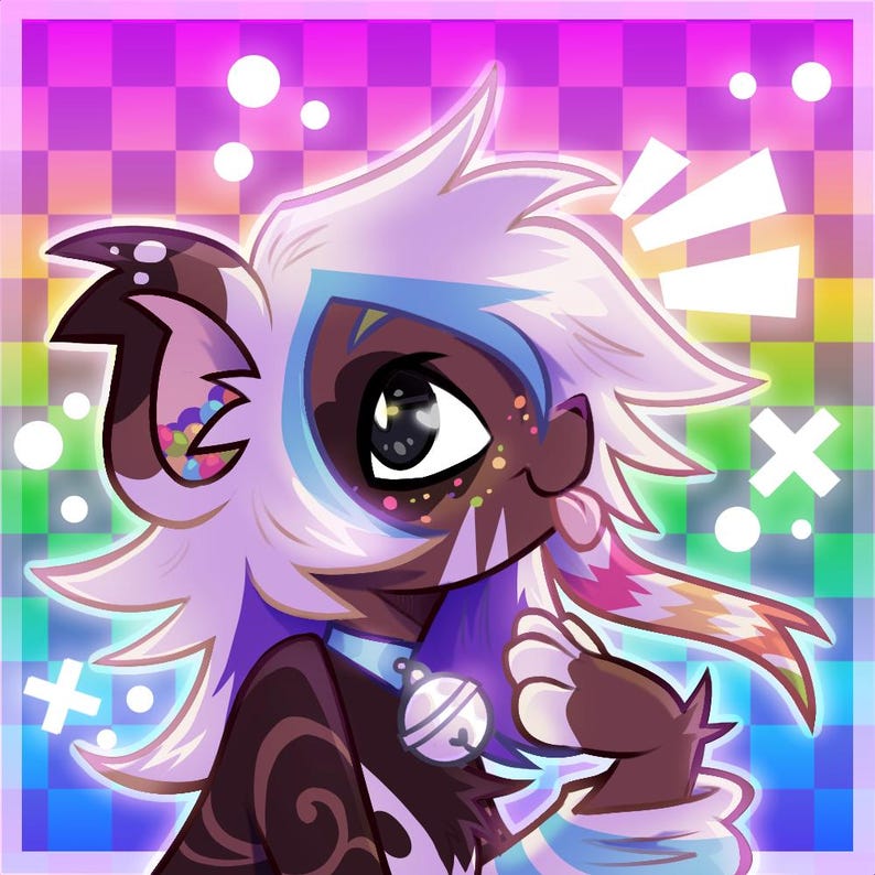Custom Icon & PFP Fursona Commission – Digital Furry OC Art image 3