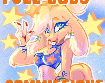 Ganzkörper-Korpus Fursona nach Wunsch - Digital Furry Art OC