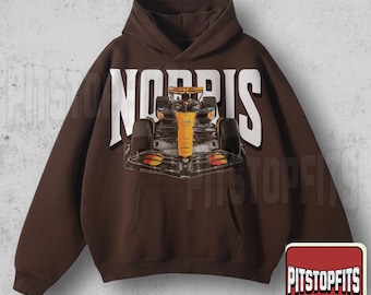 Lando Norris McLaren Hoodie, Vintage F1 Papaya Boys Sweatshirt, Retro Formula 1 Norris Hoodie, Gift for McLaren Fans