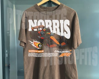 Lando Norris McLaren T-Shirt, Norris 4 F1 Tee, 2025 McLaren MCL38 Formula One Shirt, F1 Fan Merch, Grand Prix Gift