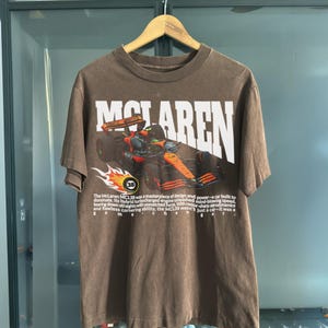 Limited McLaren MCL38 Shirt, Vintage McLaren F1 Tee, Retro Formula one T-Shirt, McLaren Fan Merch, Lando Norris Oscar Piastri Fan Gift