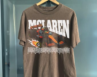 Limited McLaren MCL38 Shirt, Vintage McLaren F1 Tee, Retro Formula one T-Shirt, McLaren Fan Merch, Lando Norris Oscar Piastri Fan Gift