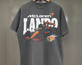 Lando Norris McLaren T-shirt, Vintage Formula One Shirt, Norris 4 Graphic Tee, Formula One Merch, McLaren Team Fan Gift