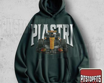 Oscar Piastri F1 Hoodie, Vintage Papaya Formula 1 Piastri Sweatshirt, Retro F1 Retro Hoodie, Gift for Piastri Fans