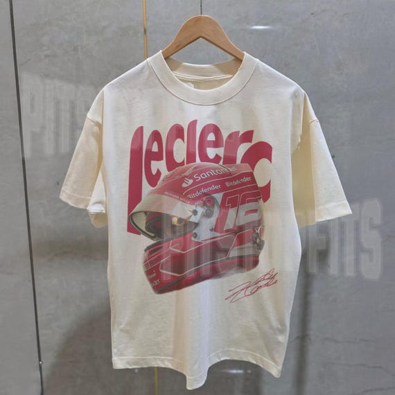 Charles Leclerc Vintage Graphic T-shirt, LEC16 F1 Shirt, Formula 1 Leclerc T-shirt, Gift for Charles Leclerc Fan