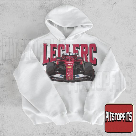 Charles Leclerc Vintage Ferrari Hoodie, Retro F1 Leclerc Hoodie, Old School Formula 1 Hoodie, GRetro Formula 1 Hoodie, Gift for Ferrari Fans