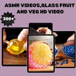 300+ AI Glass Cutting ASMR Video Reels: PLR Social Media Clips (Digital Download