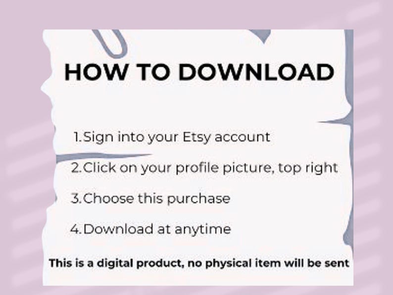 The image is a digital product, no physical item will be sent.