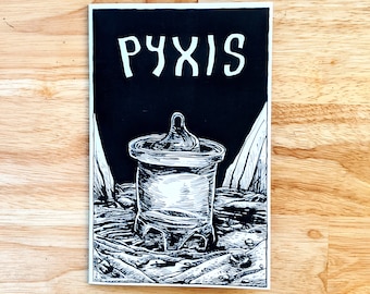 PYXIS #11 An existential black and white art zine