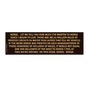 I Have No Mouth and I Must Scream Themed Bumper Sticker - Sci-Fi Horror Car Decal, Dark Fantasy Laptop Sticker