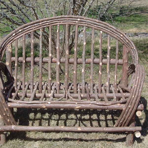 Rustic Cedar Twig Settee ,Twig Furniture,Local Pick up only