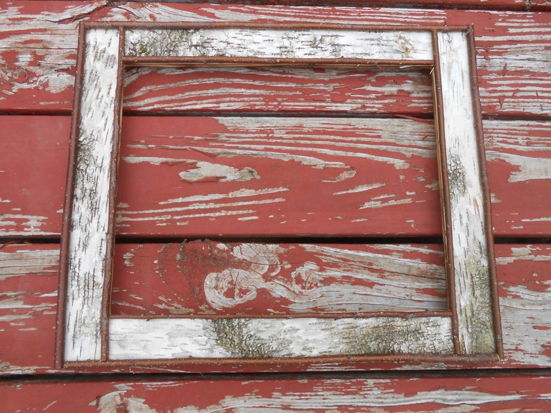 Handcrafted Frames Handmade from Nature Maine Made 8x10 Picture Frames Birch Bark Picture Frame for 8x10 Photo/'s,Birch Bark Frame