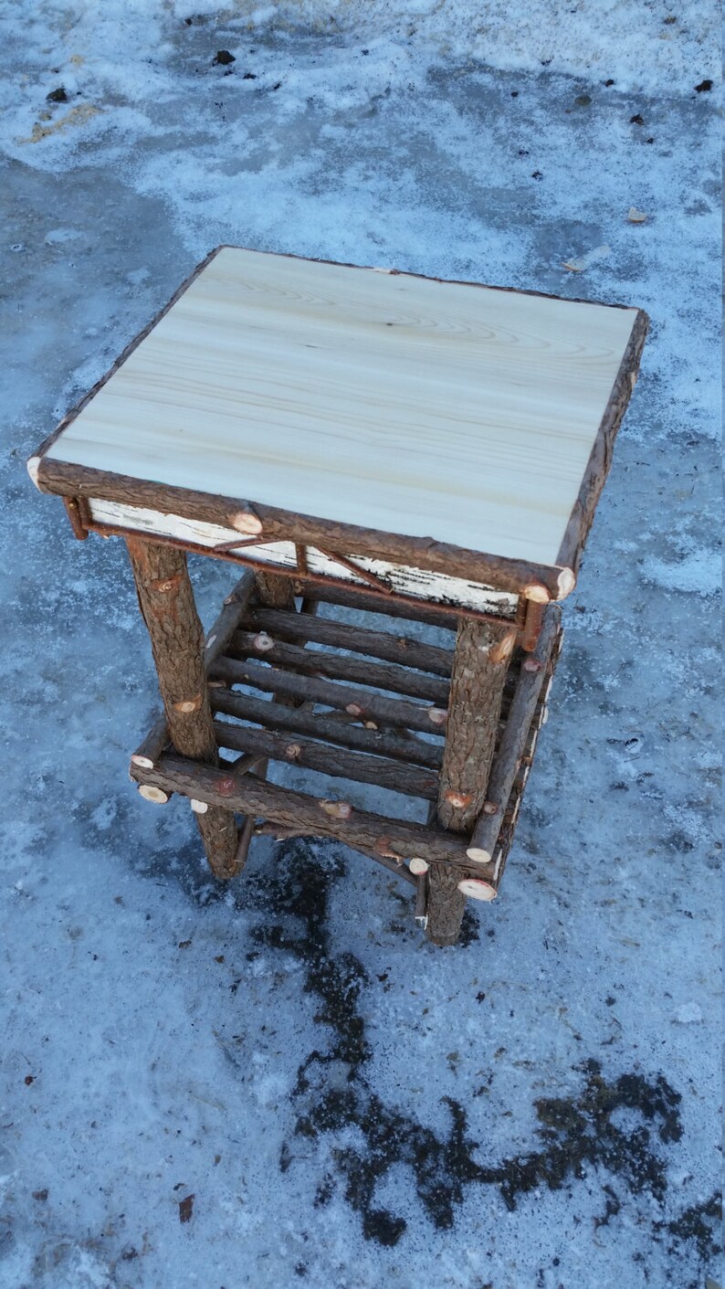 Birch Bark Twig Stands,Twig Furniture,Maine Made