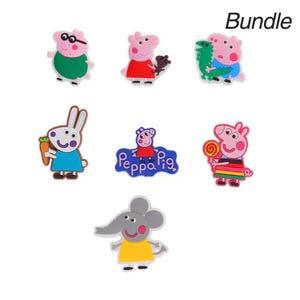 Pig Family Tvs Shoe Charms – Cute Characters for Kids’ Shoes