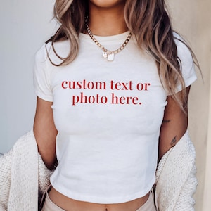 T-shirt bébé texte personnalisé année 2000