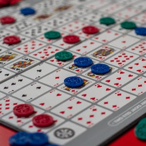 Digitale print op het speelbord – klassieke kaart- en kaartspelmuurkunst – decor voor game-avond – direct downloaden