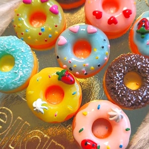 Donut Magnets: Playful Fridge, Office & Stationery Decor - Set of 6