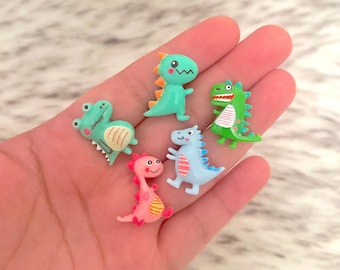 Cute Dinosaur Magnets | Fun Fridge, Locker Decor, Set of 5
