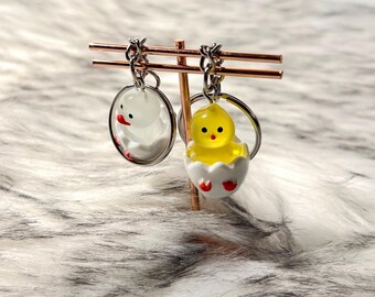 Chick in Egg Keychain | Kawaii Bag Charm